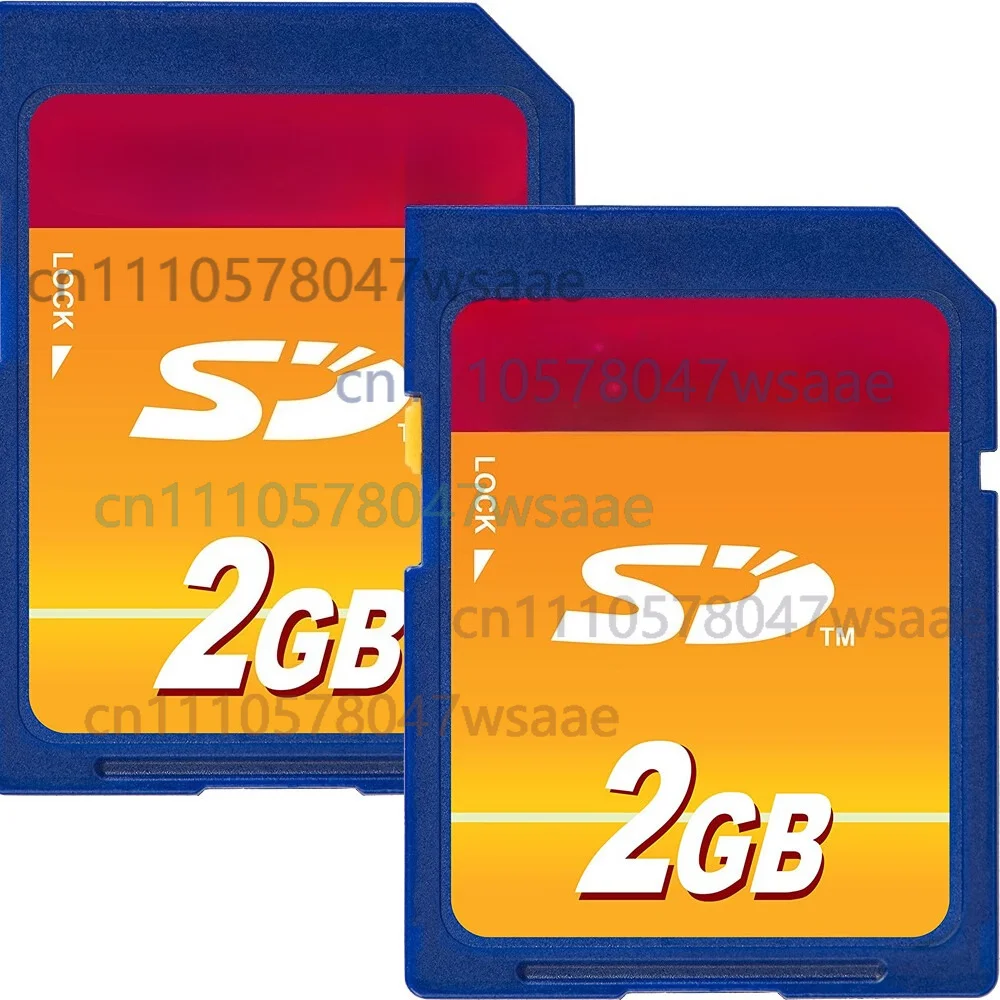 Paquete de 2 tarjetas de memoria SD Secure Digital Transcend de 2 GB para cámaras antiguas, 98% nuevas