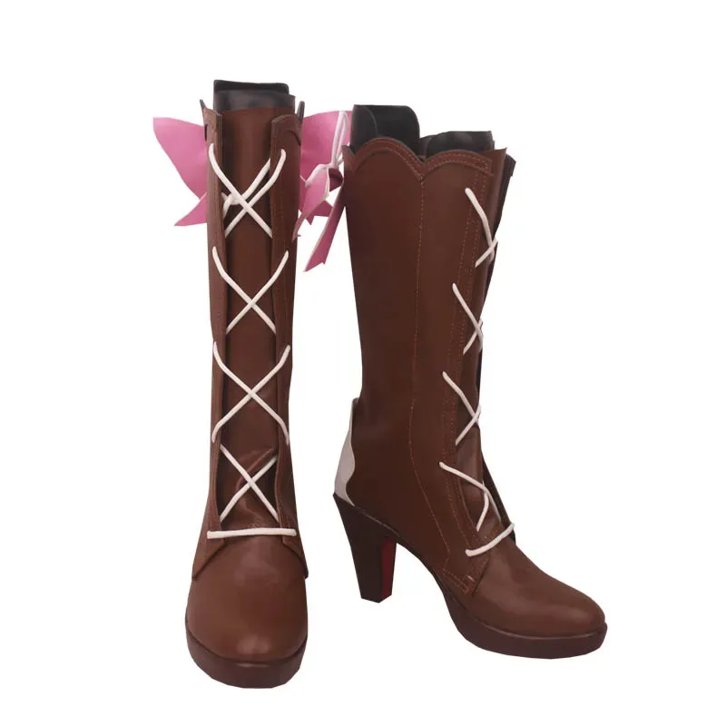 

Game Genshin Impact Cosplay Boots From Shi Kamisato Ayaka Shoes Customized Halloween Party Props In Large Sizes For Both6;d'3,h