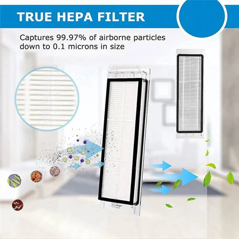 

【Flash Sale】16PCS Vacuum Cleaner Brush And Filter Set For Roborock S50 S51 SDJQR01RR SDJQR02RR Vacuum Cleaner Replacement Parts