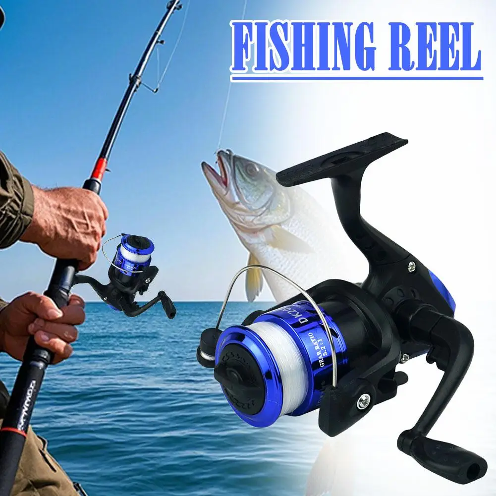 Carrete de Metal carrete giratorio plegable de agua salada carrete giratorio ultraligero DK200 carrete giratorio de agua salada accesorios de pesca de agua salada