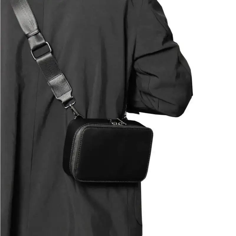 OUIO Universal Phone Bag Minimalist Pu Leather Saffiano Luxury Design Mini Key Miscellaneous Crossbody Phone Bag Fashion view 5