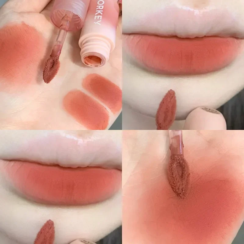 Colorkey pequeno ovo de páscoa veludo bálsamo labial batom líquido bonito fosco lipgloss longa duração maquiagem original rara beleza cosméticos