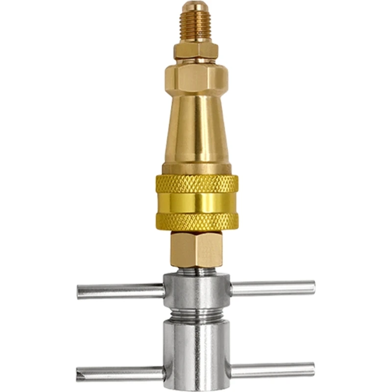 Fridge Refrigerants Refill Adapter Quick Coupling Accessory for Refrigerants