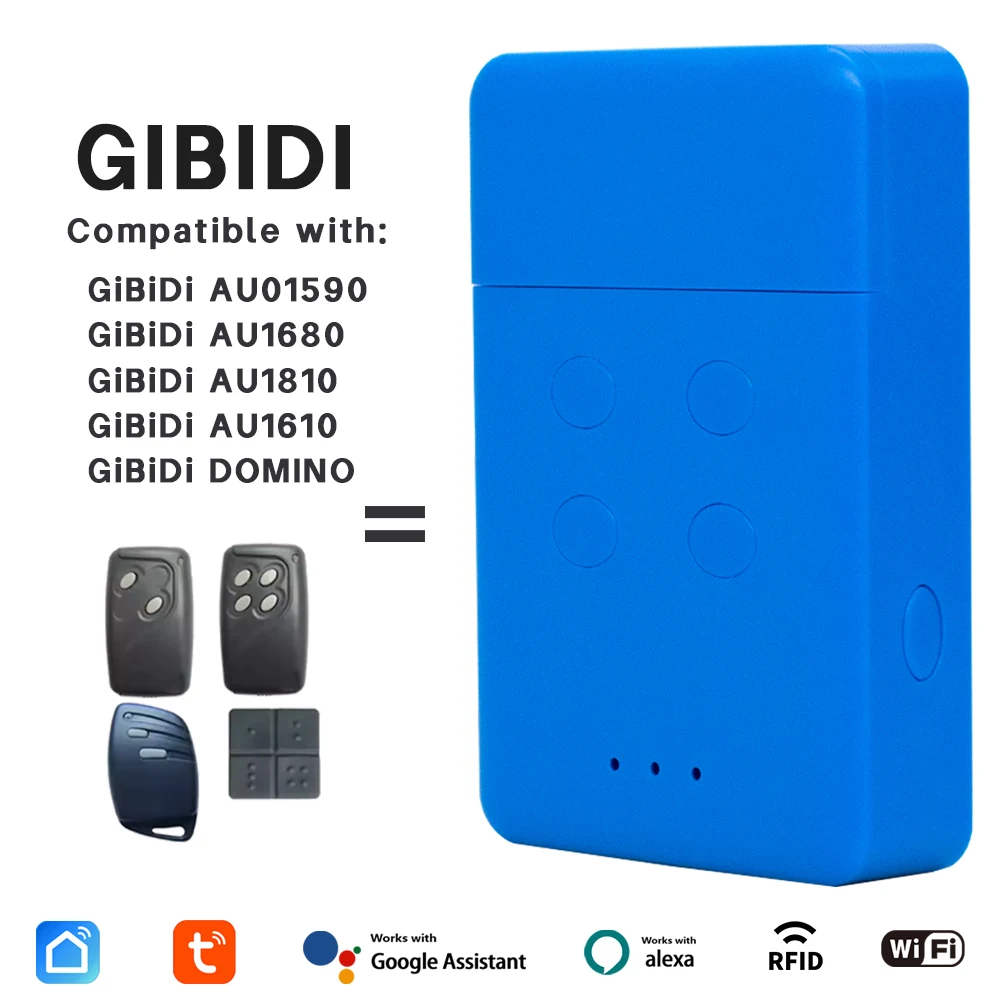 WIFI GIBIDI Garage Door Remote Control Tuya Smartlife for GIBIDI AU1600 AU1610 AU1680 AU1810 DOMINO Share function Alexa Google