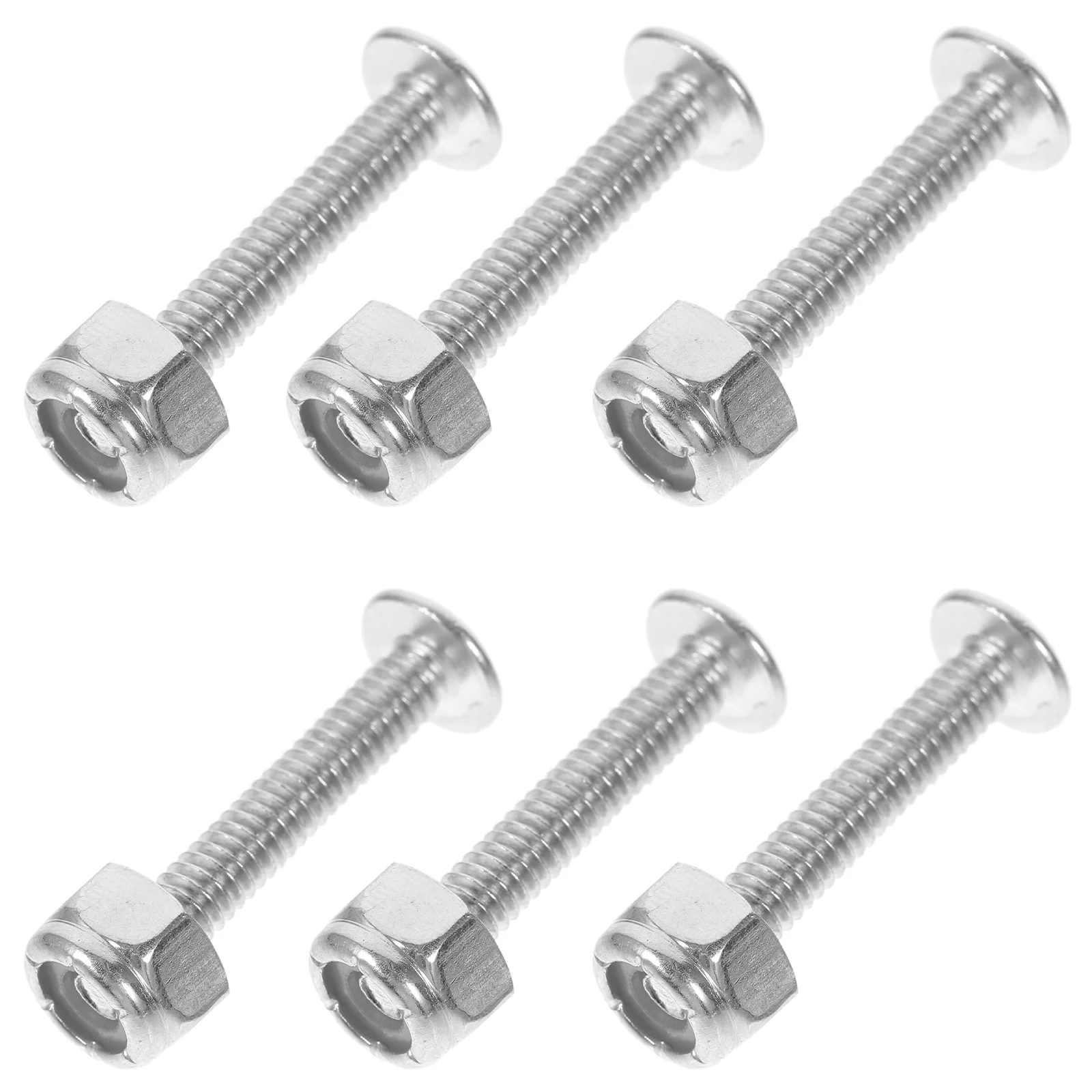 

12 Pcs Table Football Screws Foosball Hardware Game Fastener Nut Galvanized Iron Fixation Man