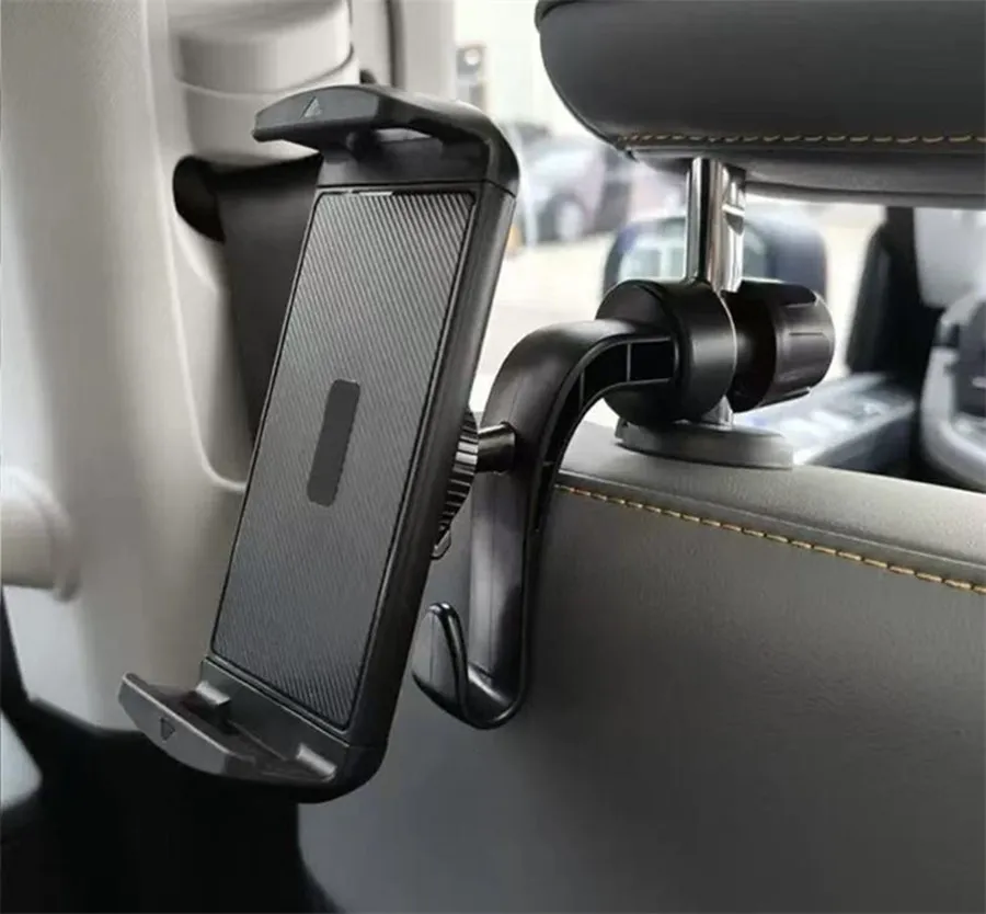 

Автомобильный подголовник, держатель для планшета, автомобильная подставка для вкладки, подставка для заднего сиденья для iPad Mini Galaxy, крючок для вкладки, подвесная подставка для хранения