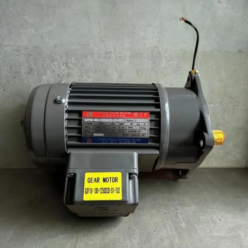 Xiamen Dongli Gear Motor G3F18-100-T250S3-S1-TU2 Taiwan Dongli Textile Equipment Motor