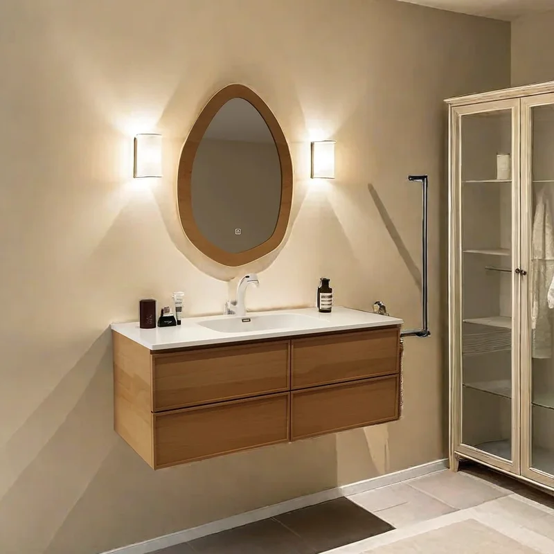 

Станция для салона, хранение в ванной комнате, многоцелевой шкаф, компактные зеркала, угловая основа для раковины, настенная полка, шкафчик, кухонная мебель для туалета