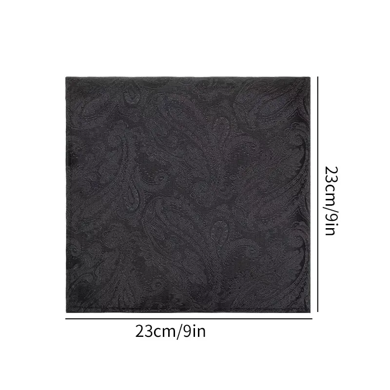 2 قطعة مناديل الجيب المربعة للرجال أنيقة مربعات الجيب للرجال تناسب حفلات الزفاف والمناسبات الرسمية أو غير الرسمية #6