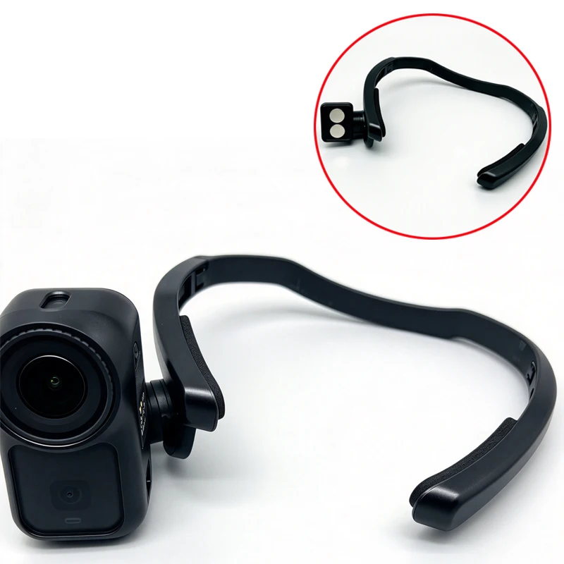 1PCS For DJI Osmo Nano Magnetic Ear-Hook Head Mount Quick-Release 360° Rotatable Adjustable POV Shooting Action Camera Accessory