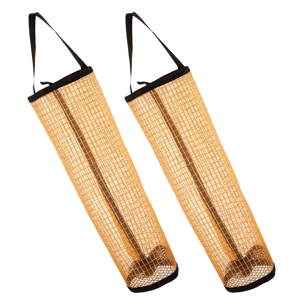 

2Pcs Tennis Ball Storage Bag Wall Mount Mesh Organizer Spacious Ventilated Design for Tennis Accessories Balls Storage Bags