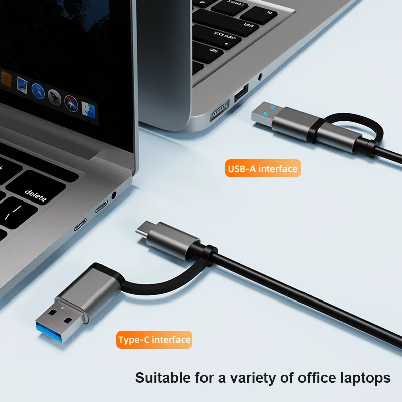 USB 3.0 HUB Typ C Multi-Splitter Hochgeschwindigkeits-5Gbps Für PC Computer Multiport USB 2.0 HUB Port-Adapter OTG Für HUAWEI Xiaomi – Detail 5