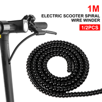 Scooter Harness Wrap Tube TPU Protective Wire Cable Spiral Winder Organizer for Xiaomi M365 Scooter