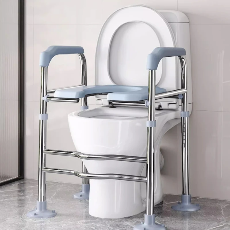 

Toilet height booster, elderly, pregnant women's toilet, household toilet chair, stool assist, armrest shelf, removable toilet