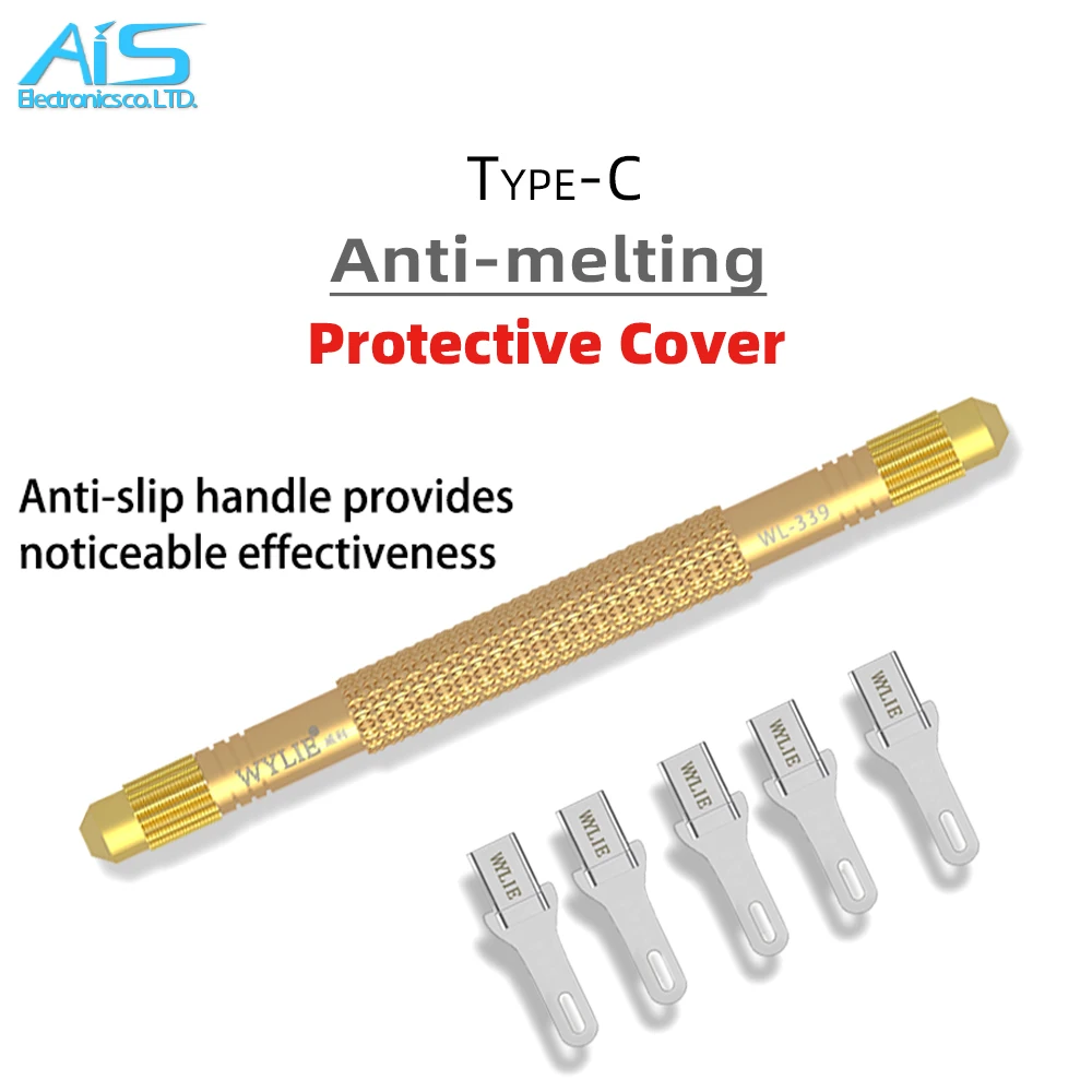 Type-C port anti-melting protective cover For Mobile Phone Port Desoldering Rear Connector Protection Repair Tool