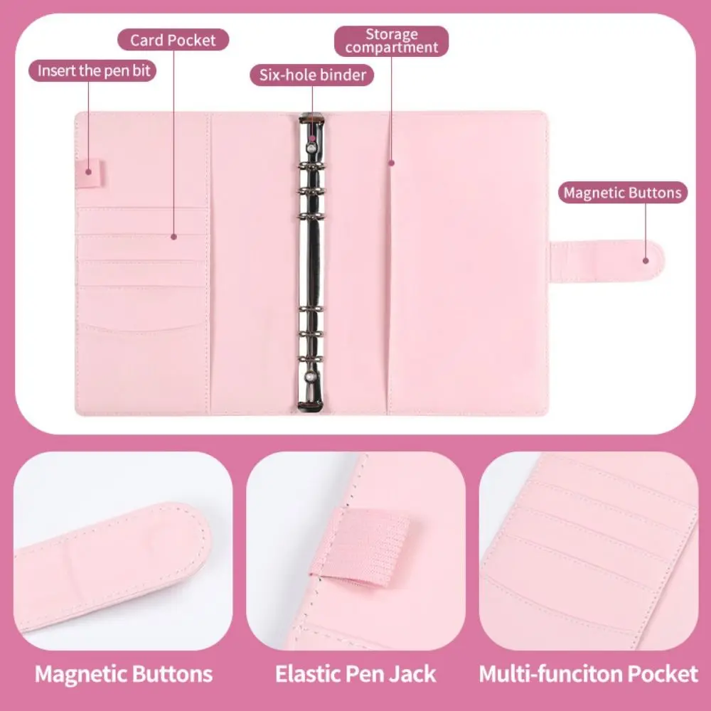 Colorful 100 Envelope Challenge Notebook Cash Budget Loose-leaf Money Saving Binder Multi Pockets Save Money