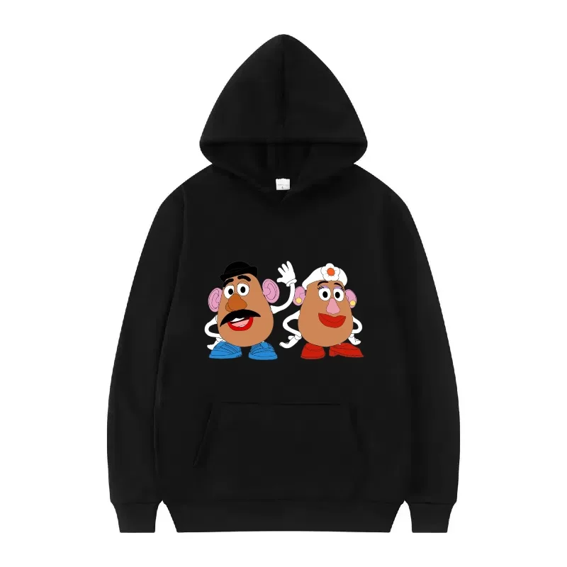 디즈니 토이 스토리 패턴 여성 패션 플리스 루즈 그레이 가을 상의 의류 풀오버 여성 저렴한 Y2k 후드티 남성 스웨트셔츠