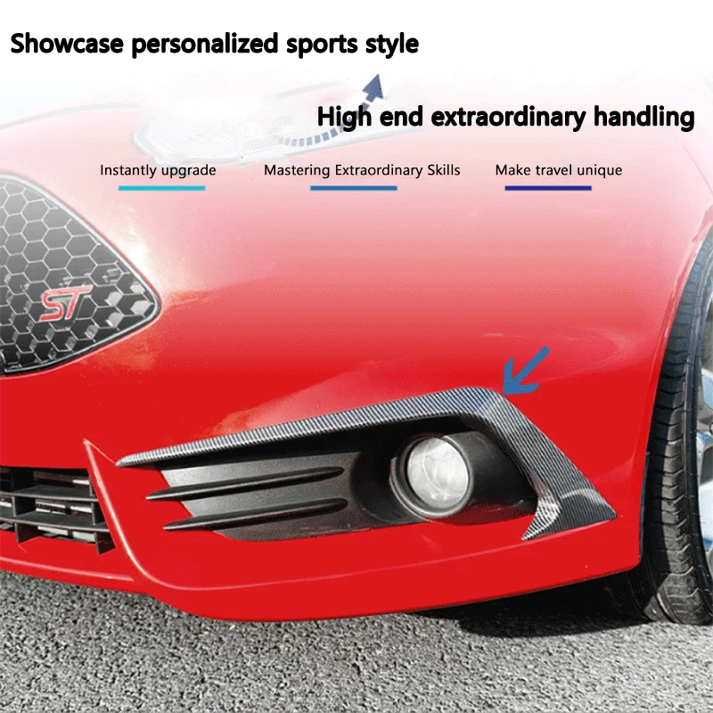 Car Exterior Front Air Vent Wind Knife Car Sticker Styling Accessories For Ford Fiesta MK6 ST MK7 2012-2017 Series