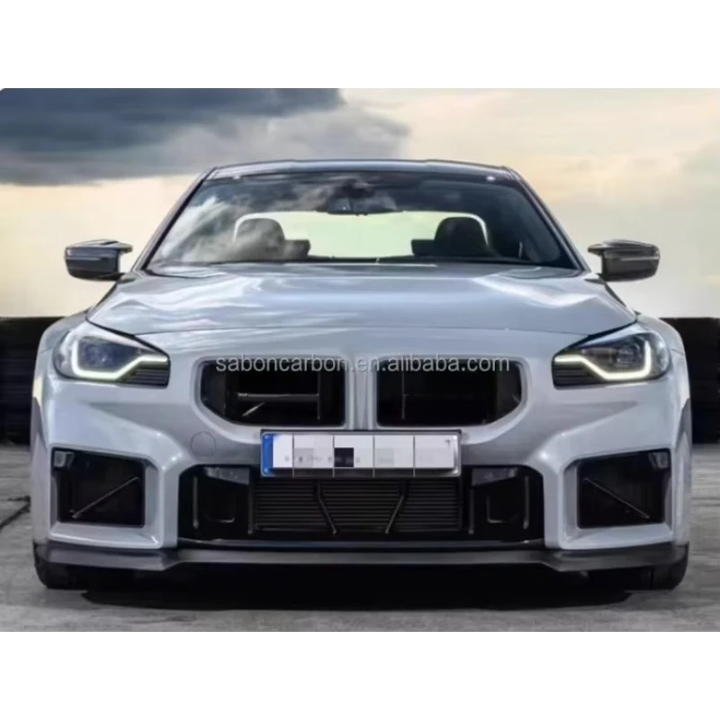 New Product CS Style Carbon Fiber Front Lip Front Bumper Splitter Upgrade for BMW M2 G87 2023 up