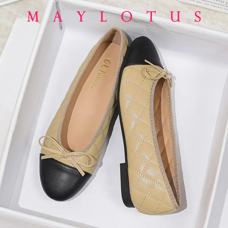 Woman Flat  Sandal Dress Shoes Low Heels Retro Closed Point Toe Sandal Shoes Girls Wedding Shoe Casual Flat Bowknot Shoes