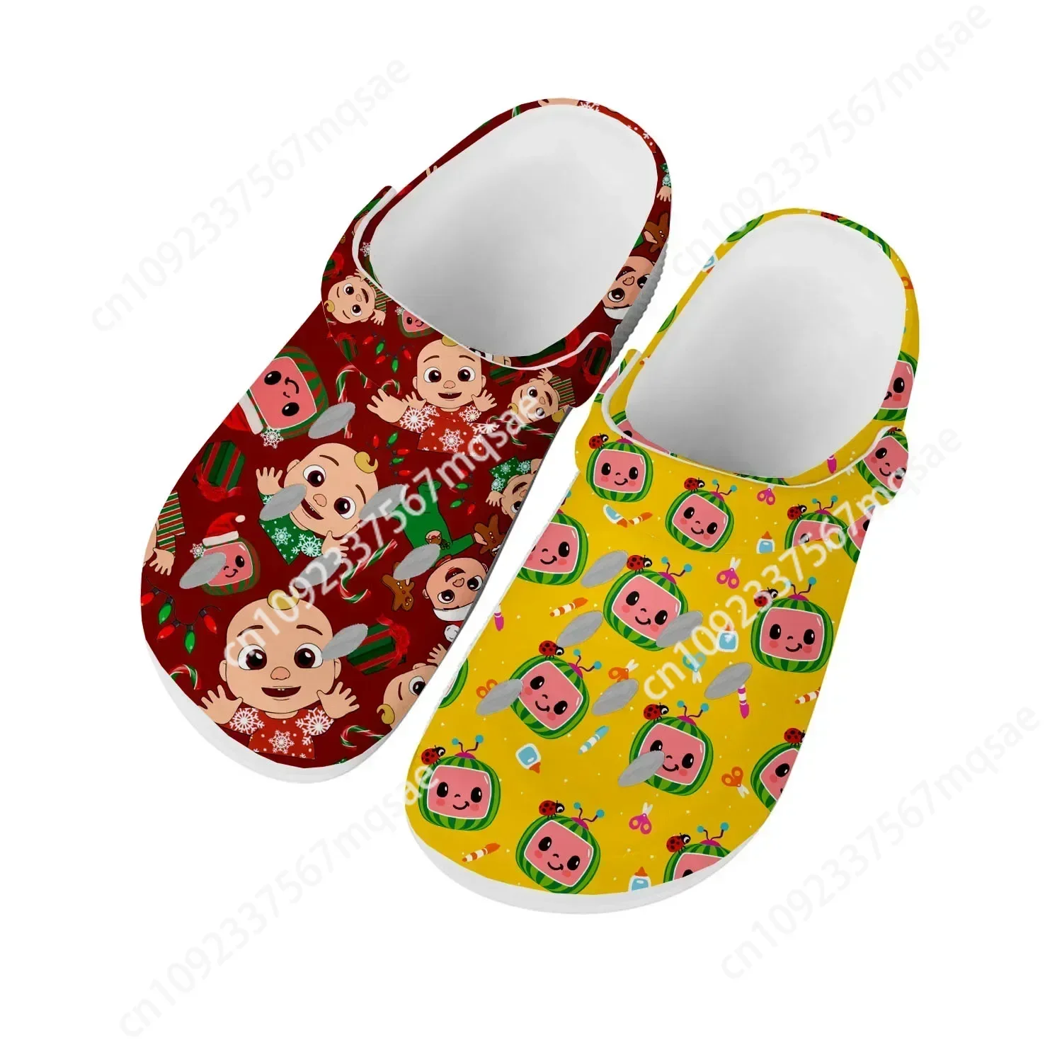 Melon Home Clog Mens Women Youth Boy Girl JJ B-Baby  Sandals Shoes Garden Bespoke Customized Breathable Shoe Beach Hole Slippers