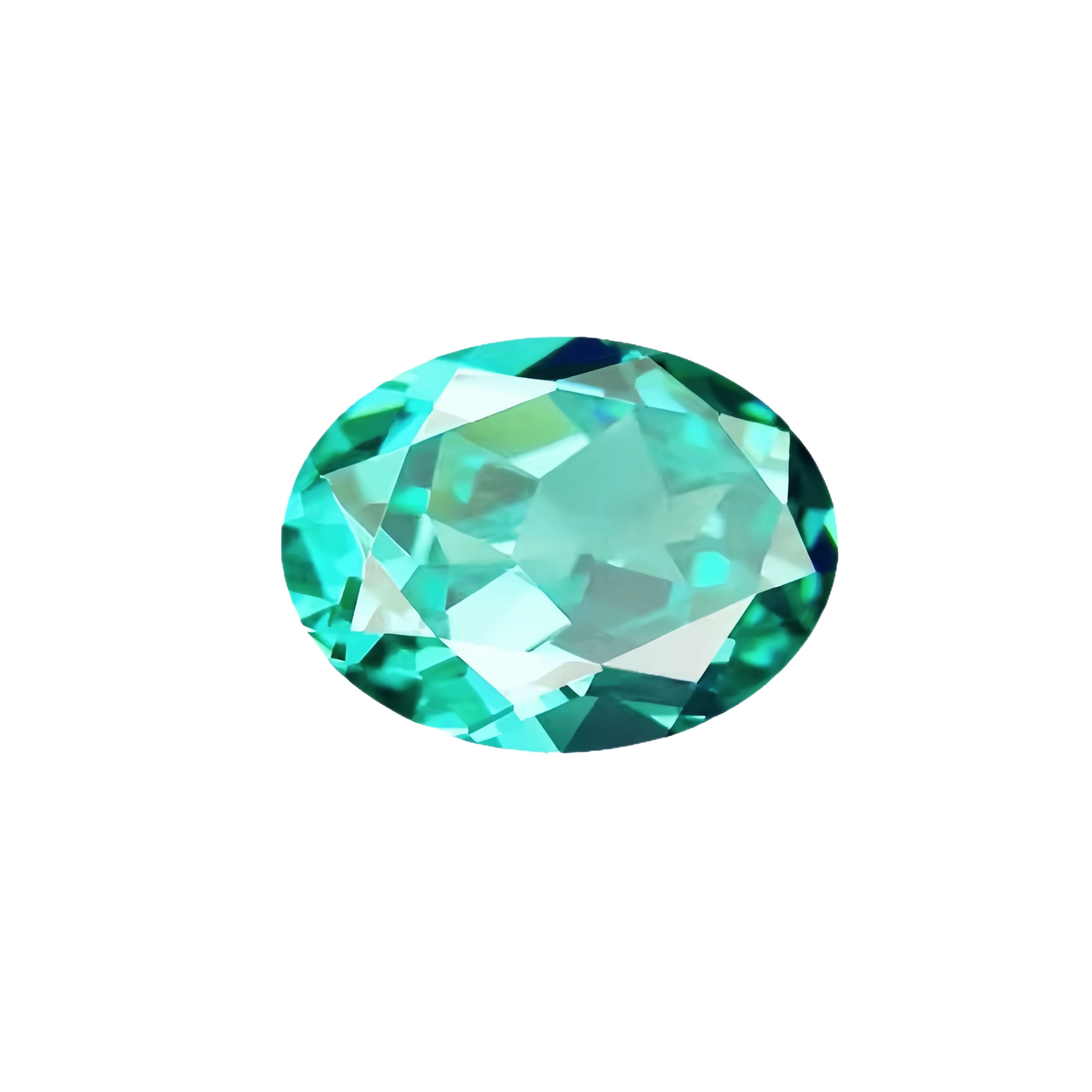 

Paraiba Tourmaline Oval Faceted Gemstone Egg Shape Teal Blue Tourmaline Gem Multiple Sizes to Choose