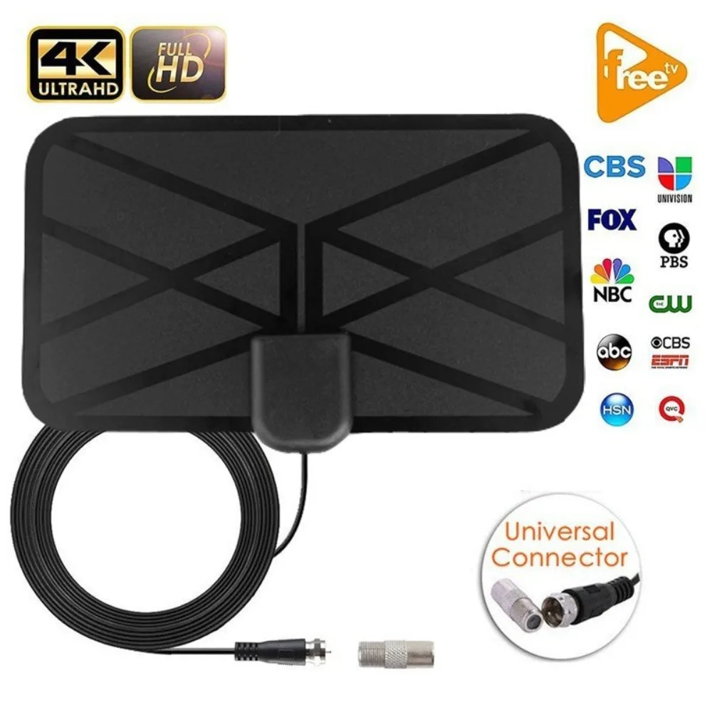 Protable Indoor Digital Digital TV Antenna 1080p Receiver DVB-T2 DVB-T2 TV Antenna 4K HDTV Digital Signal Amplified TV box