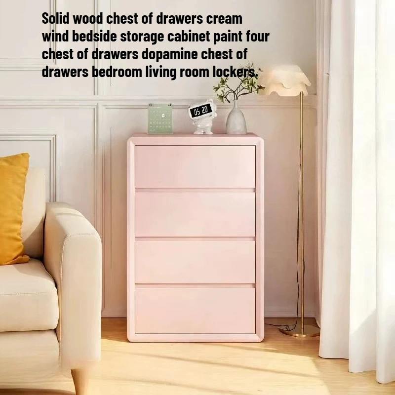 Living Room Drawers Cabinets Solid Wood Dopamine Bedroom Cute Cabinets Stuff Funky Muebles Para Salas Mid Century Furniture