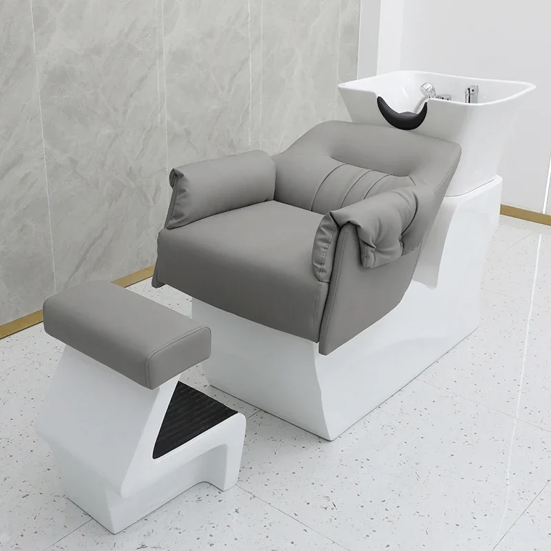 

Hair Washing Massage Bed Shampo Shaving Simple Beauty Salon Chair Styling Cosmetic Shampoo Bowl Chair Hairsalon Furniture