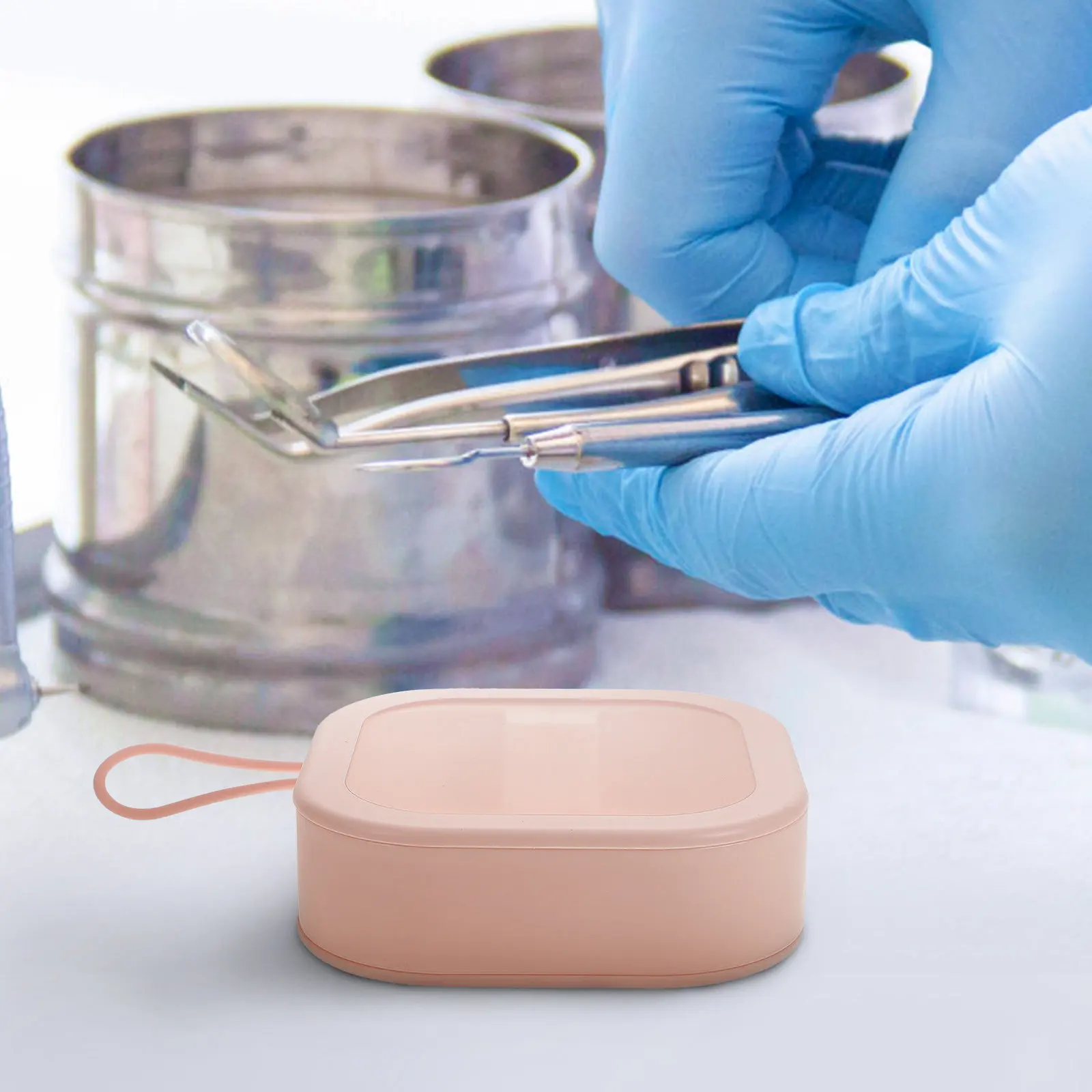 

1Pcs Premium Denture Storage Case Portable Retainer Box for Braces Dentures Orthodontic Appliances Oral Care Compact Lightweight