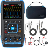 FNIRSI 2C53T Upgraded Handheld Oscilloscope 0MHz Bandwidth,3IN1 Digital Oscilloscope Multimeter DDS Generator Voltage/Current