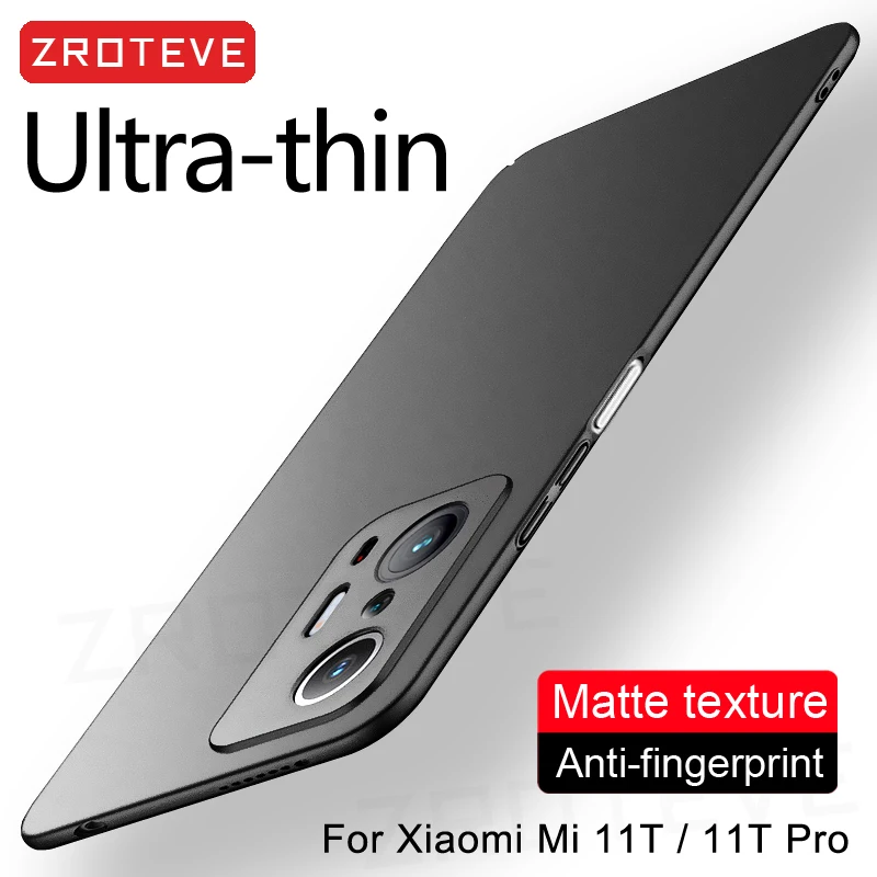Mi11 Lite Case Zroteve Slim Hard PC Matte Cover For Xiaomi Mi 11 T 12 X 12T 12X 11i 11T Pro Xiomi Mi12 Mi12X Mi12T Mi11T Cases