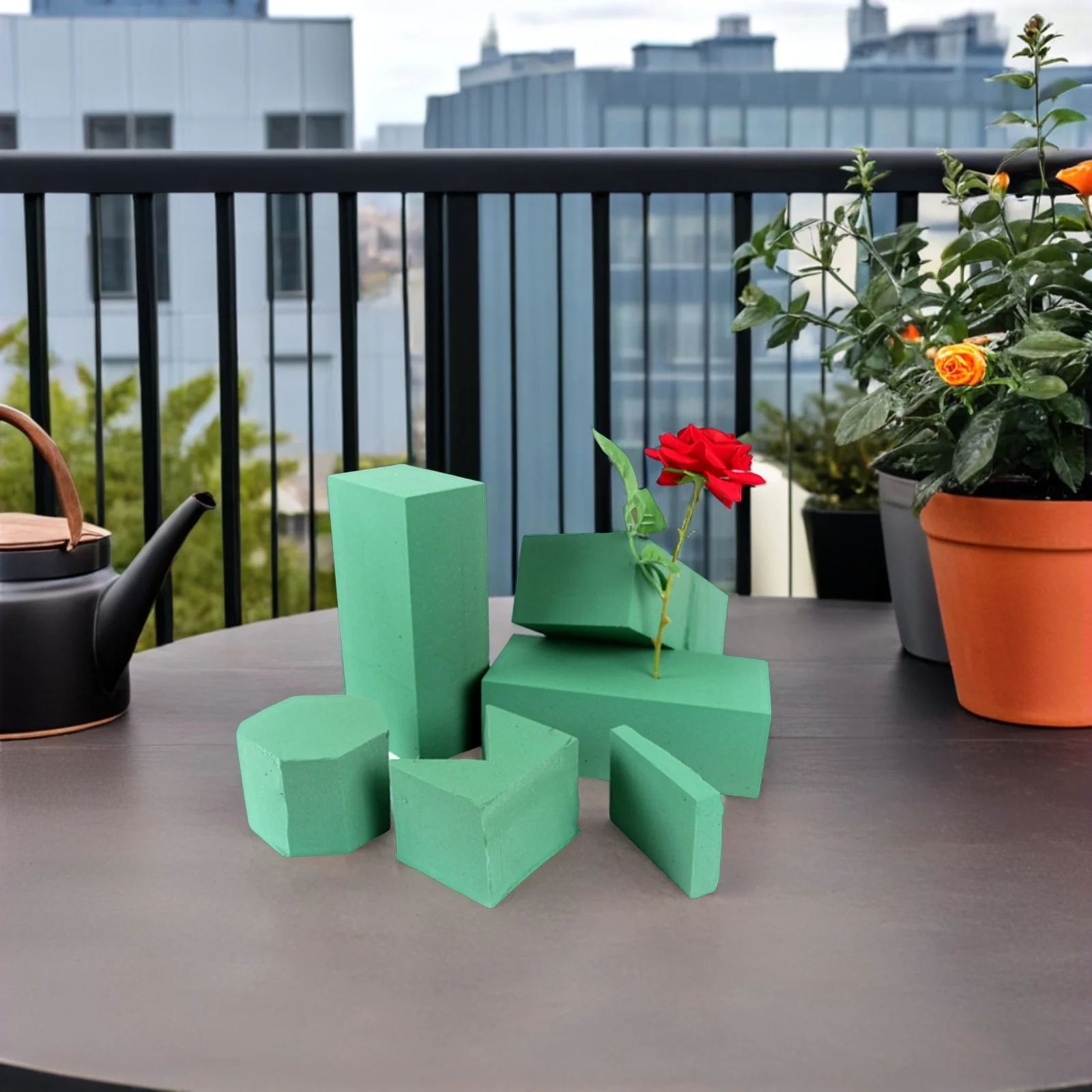 كتلة الأزهار زهرة الطوب رغوة الزهور لترتيبات الزهور الطازجة حديقة الزفاف الديكور تفضل إدراج رغوة #2