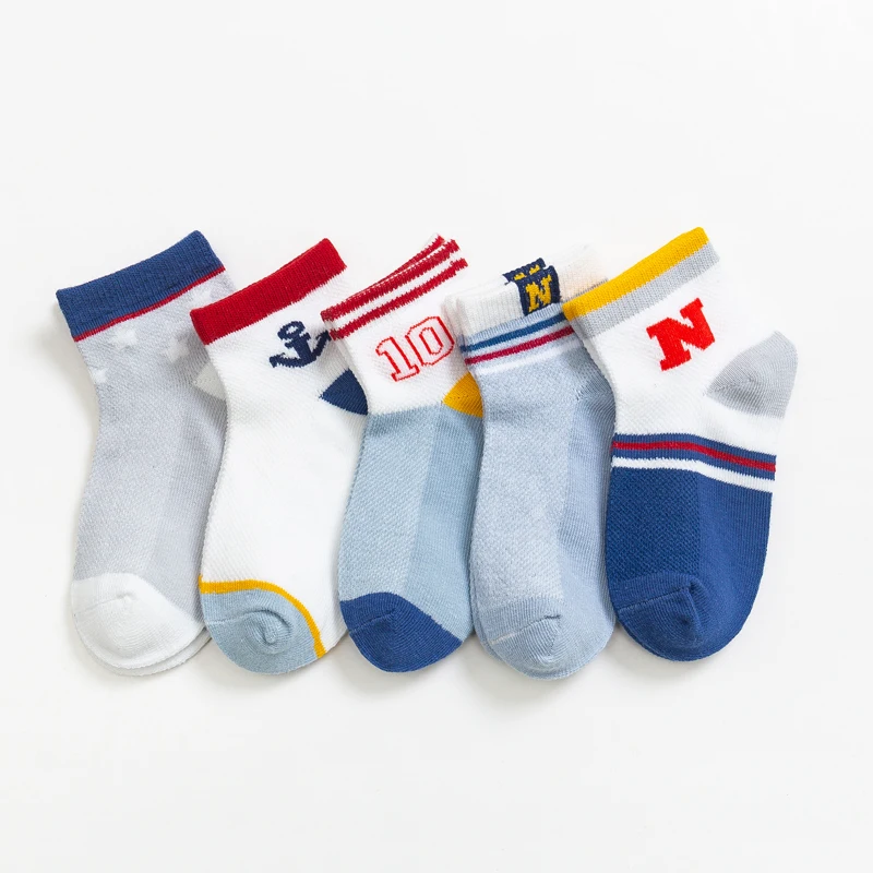 Kinder socken Sommer dünne Netz socken atmungsaktive Jungen boots ocken Baby kurze Socken Jungen socken 1-10 Jahre