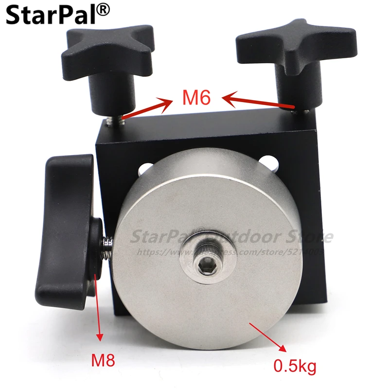 StarPal 0.5Kg Mass Counterweight with Dovetail Slot for Keeping Telescope Balanced