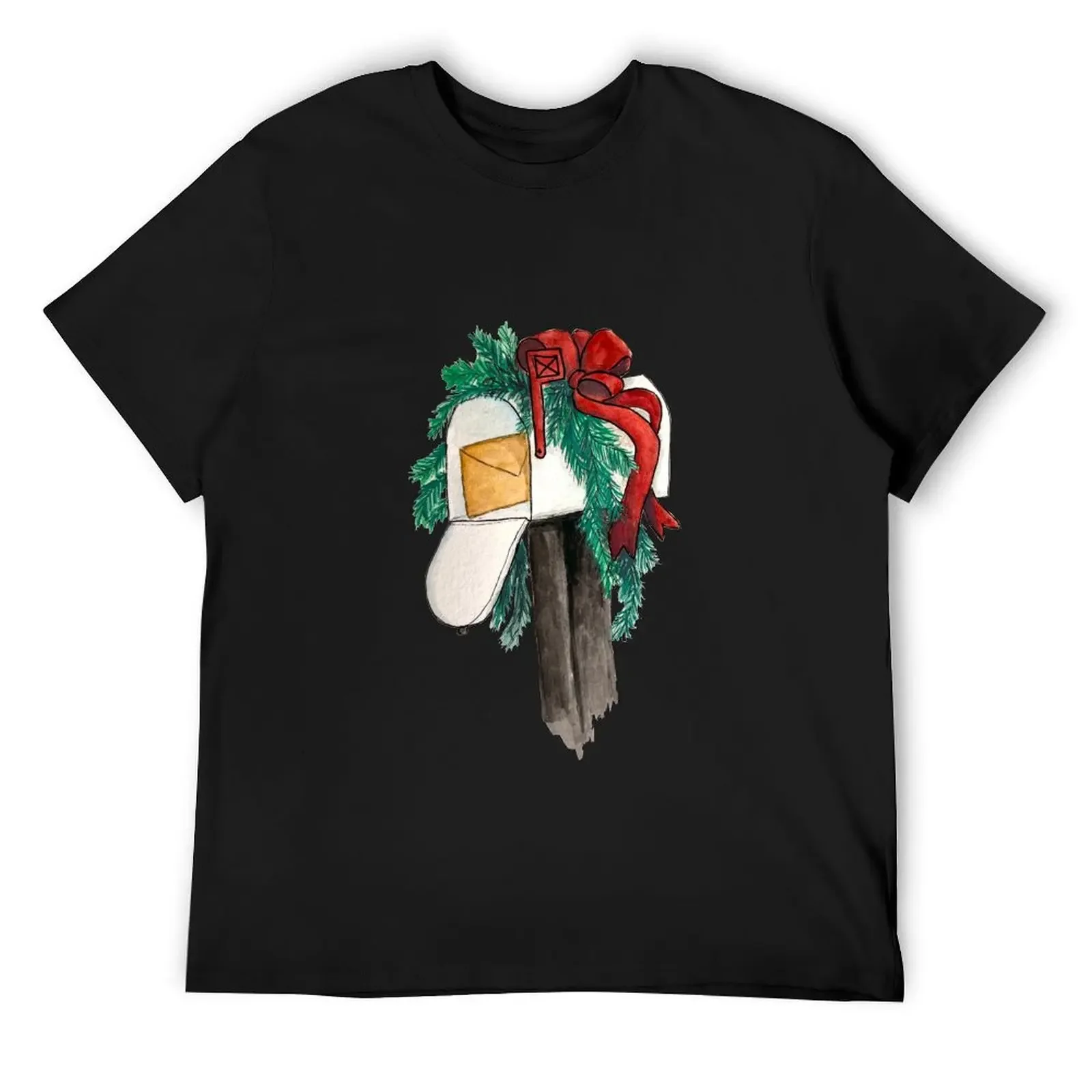 

Christmas Mail T-Shirt summer shirt anime t shirts quick-drying men clothing