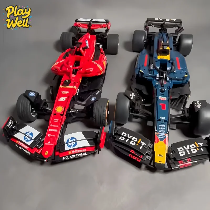 

2 MINISO 2025 Technical 42207 42206 42171 42141 Sport Racing Car City SuperCar Building Block Model for Children Gifts for Kids