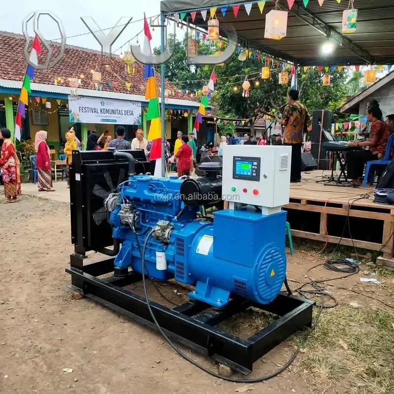 YJD Factory Price Diesel Generator 30kw 50kw Open Frame Silent Type with ATS 1800 RPM Powered by Weichai Yuchai Engine