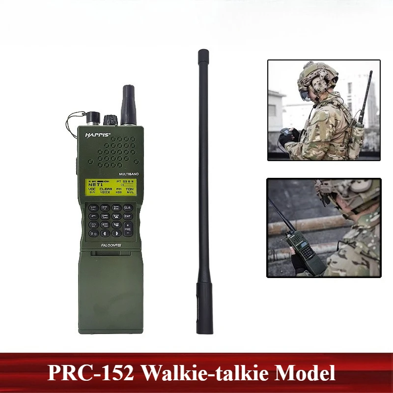 

Tactical AN/PRC-152 Walkie-talkie, Tactical Radio Handset Model PRC148, Photography Props
