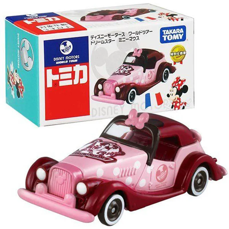 

TAKARA TOMY Tomica Disney Universal Journey Dream Star Minnie Mouse Simulation Alloy Car Toys Die-cast Metal Model Toys