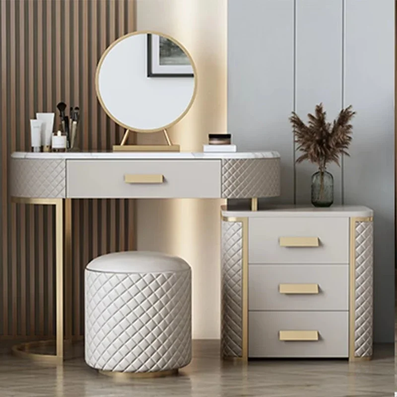 

New luxury design bedroom home with mirror, high quality dresser wooden bedroom furniture