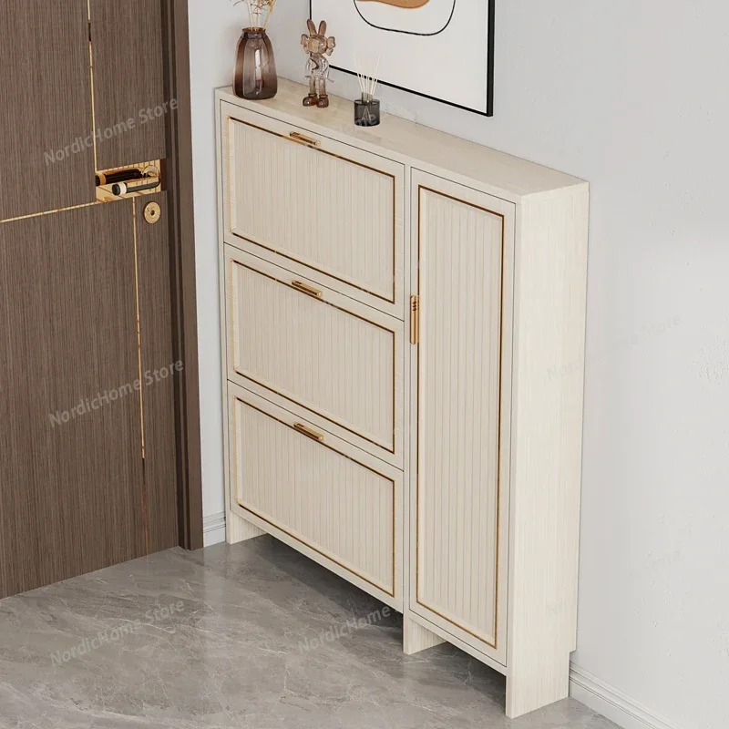 

Service Entryway Tipping Shoe Cabinet Ultra Storage Quality Shoe Rack Organizer Designer Ergonomic Zapatero Unique Furniture