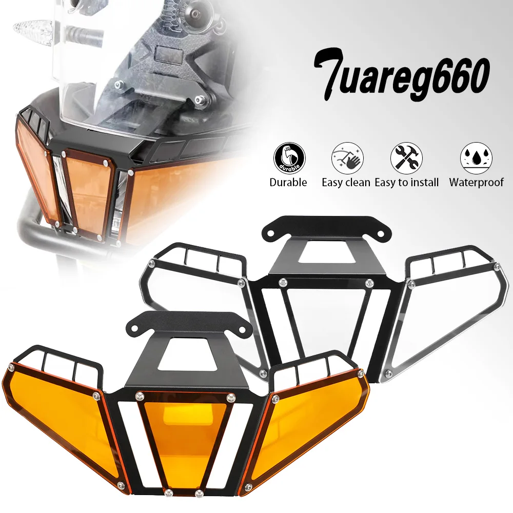 For Aprilia Tuareg 660 Tuareg660 2021-2022-2023 Motorcycle Front Headlight Guard Protecion Head Light Lamp Protector Accessories