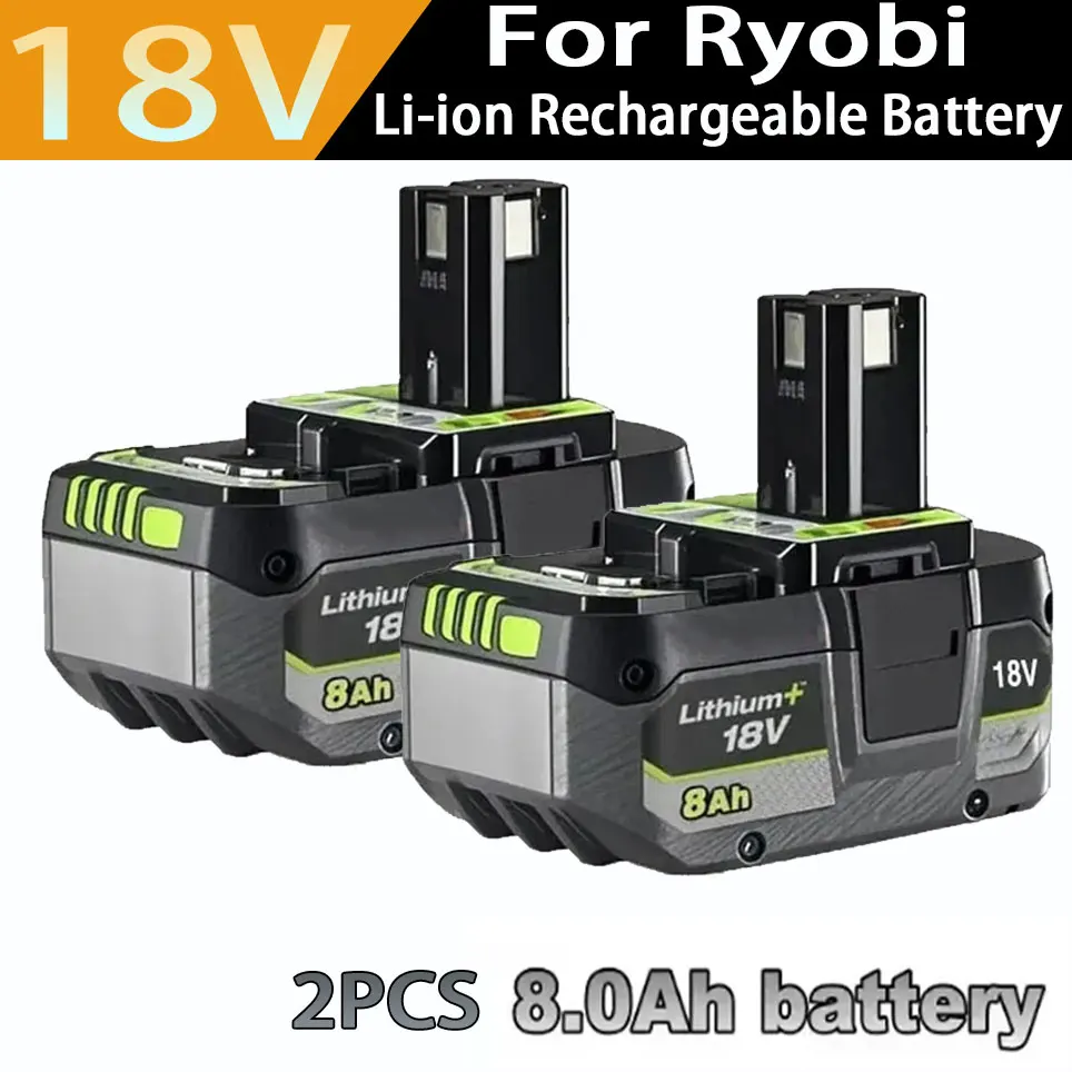 Pour RYOBI P108 18V One + Plus batterie 18 volts Lithium-Ion P104 P107 RB18L50 RB18L20 P108 outils électriques