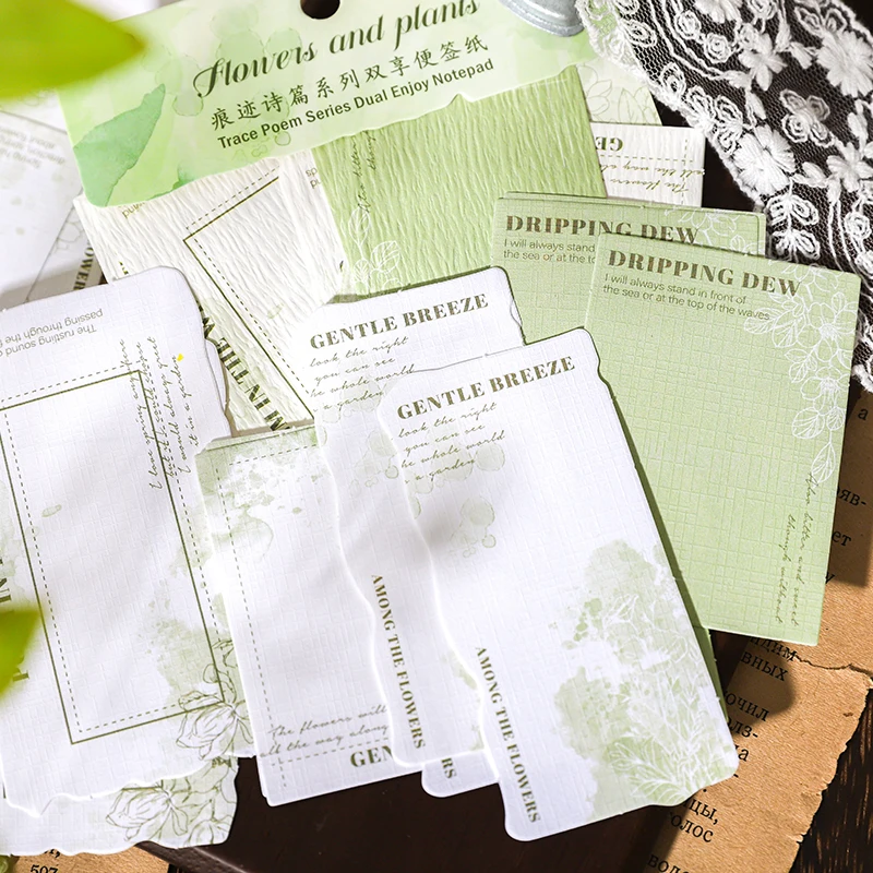 

Journal GO 30pcs Creative Material Paper Vintage Textured Floral Background Paper DIY Diary Scrapbooking Collage Junk Journal