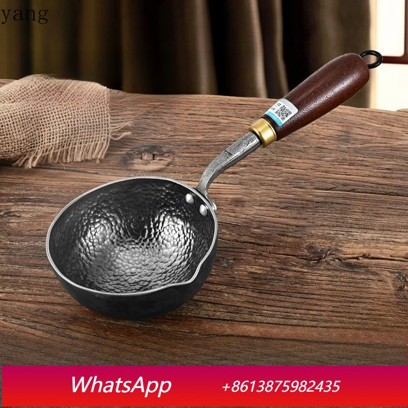 

LTT household round bottom uncoated hot oil pour oil special pot