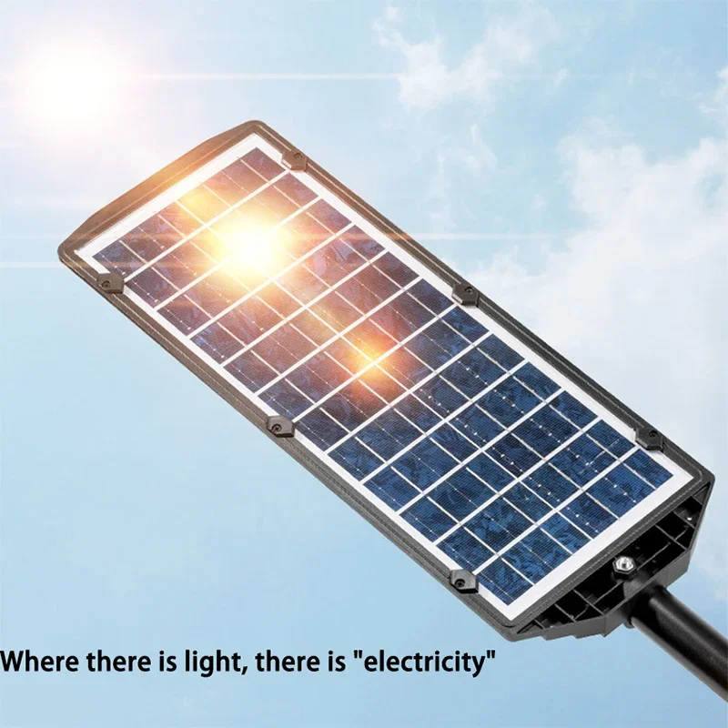 598LED Lampy solarne Ogród zewnętrzny 15000 lumenów Oświetlenie domu Podwórko Kinkiet Wodoodporny czujnik ruchu 713COB Solarne światło uliczne