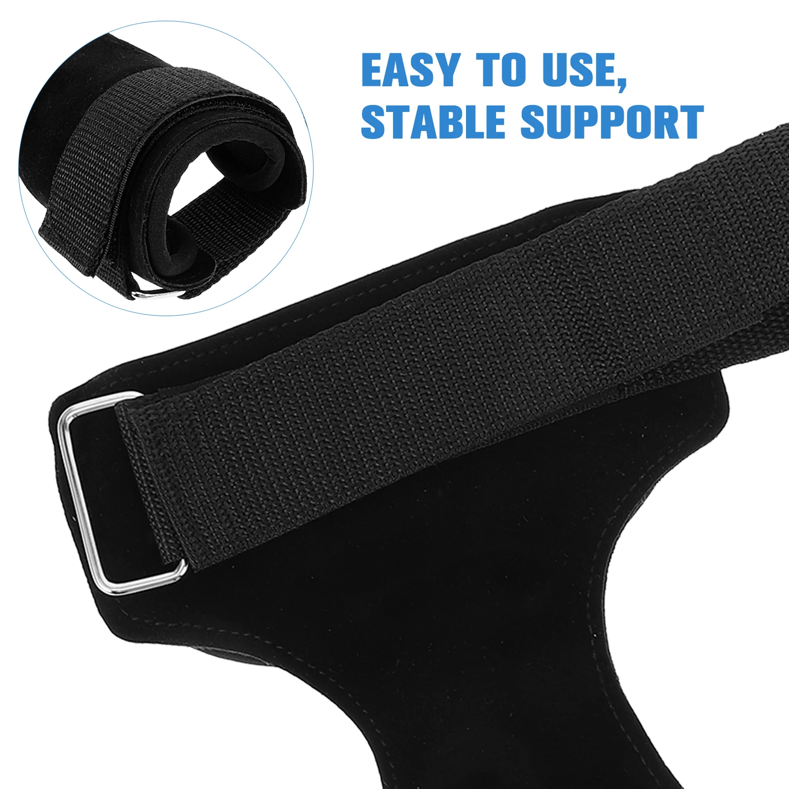 

1pcs 1 Pair Weight Lifting Gloves Barbell-Lifting Wrist Straps Guard Palm Protectors Pull-Up Non-Slip Wear-Resistant Adjustable