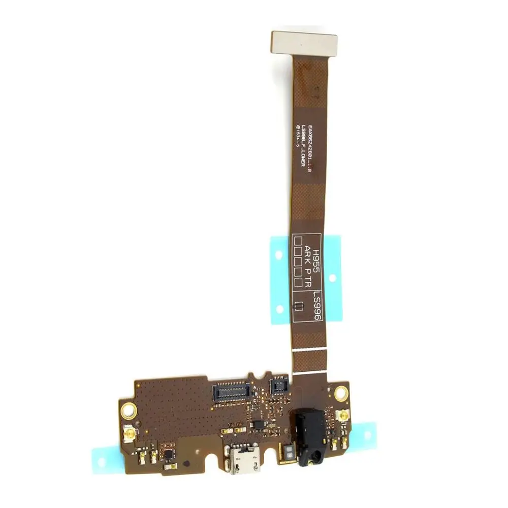 Charging Flex Cable With Earphone Jack Microphone Flex Cable For LG-G Flex 2 H950 H955 H959 LS996 Charging Flex Cable