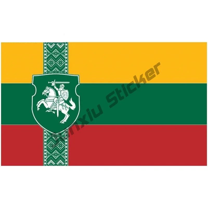 ملصقات ليتوانيا الإبداعية خريطة علم ليتوانيا ملصق لاصق لامع ورائع مضحك ليتوانيا LT رمز البلد الصغير ملصق سيارة ملحقات #6
